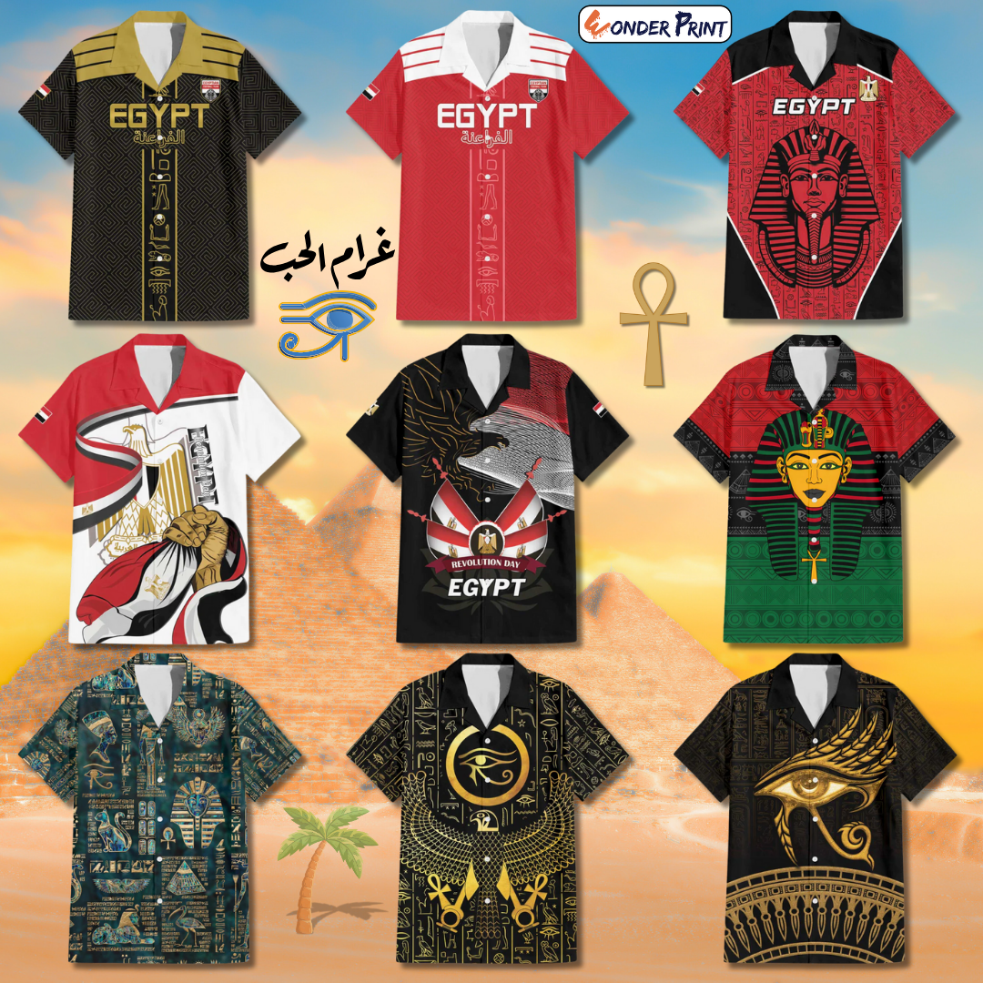 Egypt Hawaiian Shirt Collection