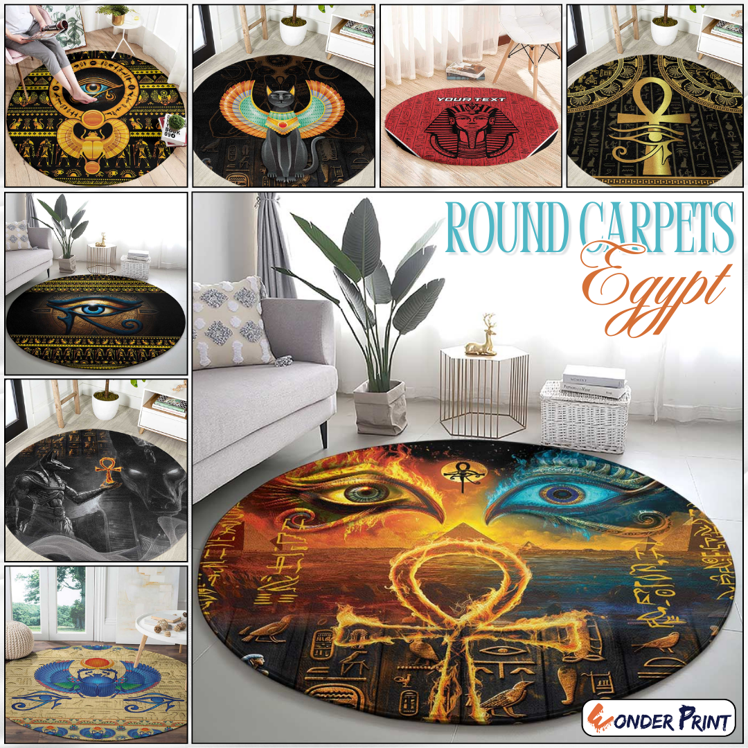 Egypt Round Carpet