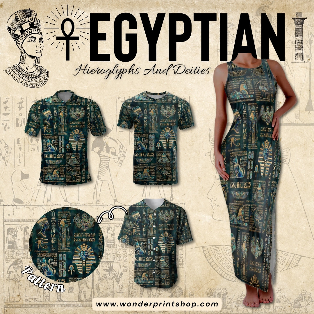Egyptian Hieroglyphs And Deities