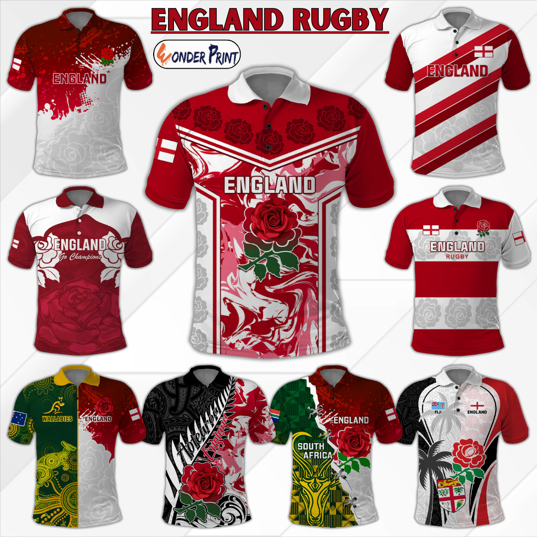 England Rugby Polo Shirt