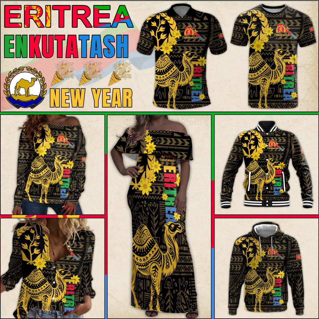 Enkutatash Eritrea New Year Eritrean Camel African Pattern