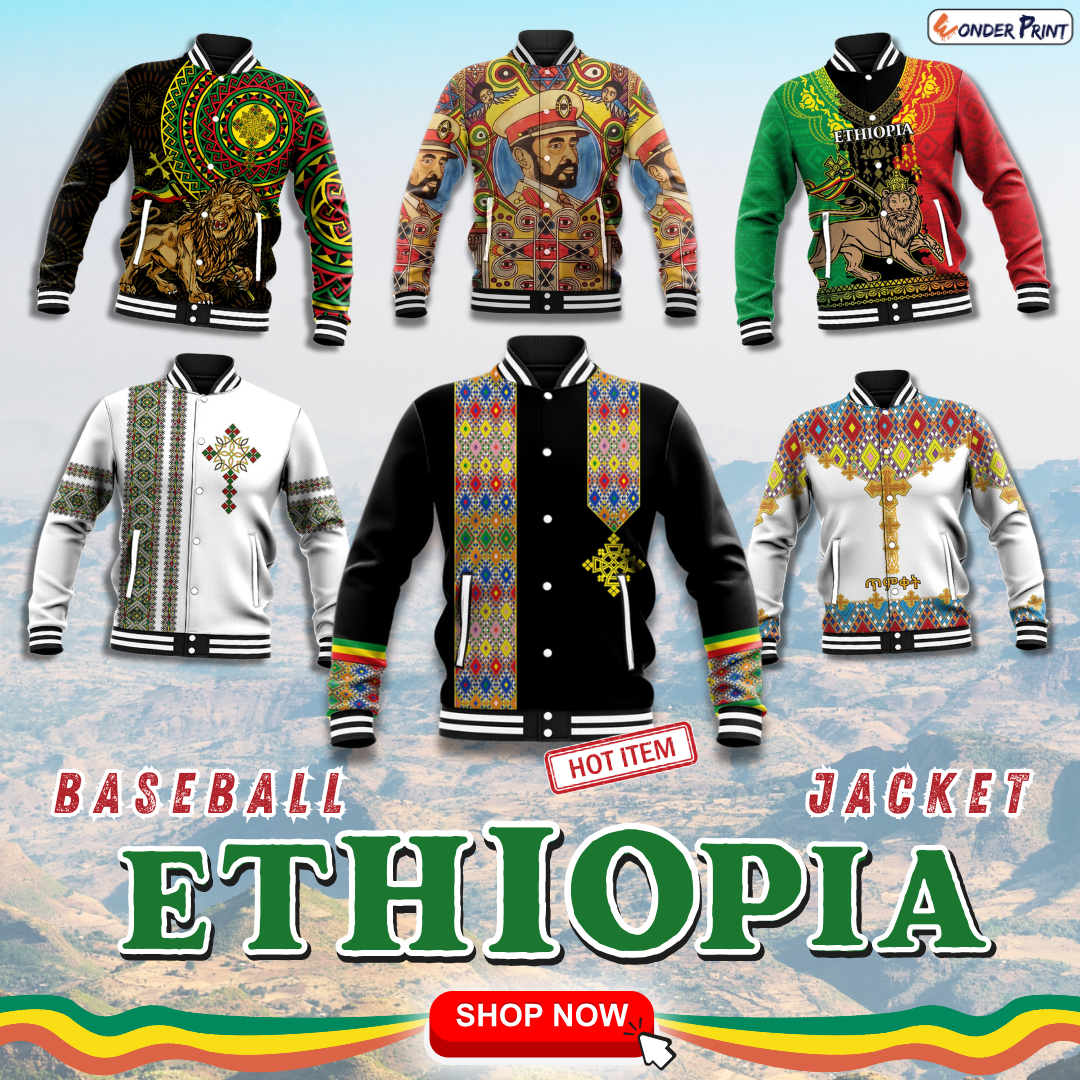 Ethiopia Baseball Jacket Collection