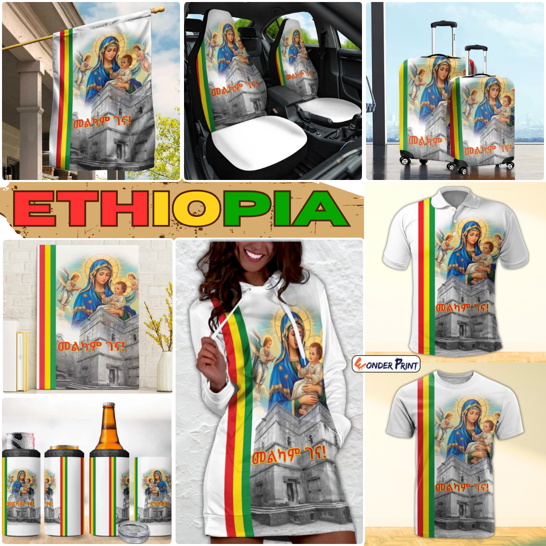 Ethiopian Christmas Saint Mary Lalibela Churches