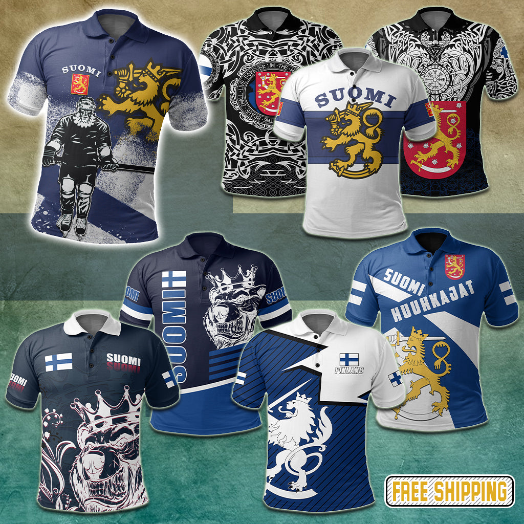 Finland Fashion Polo Shirt