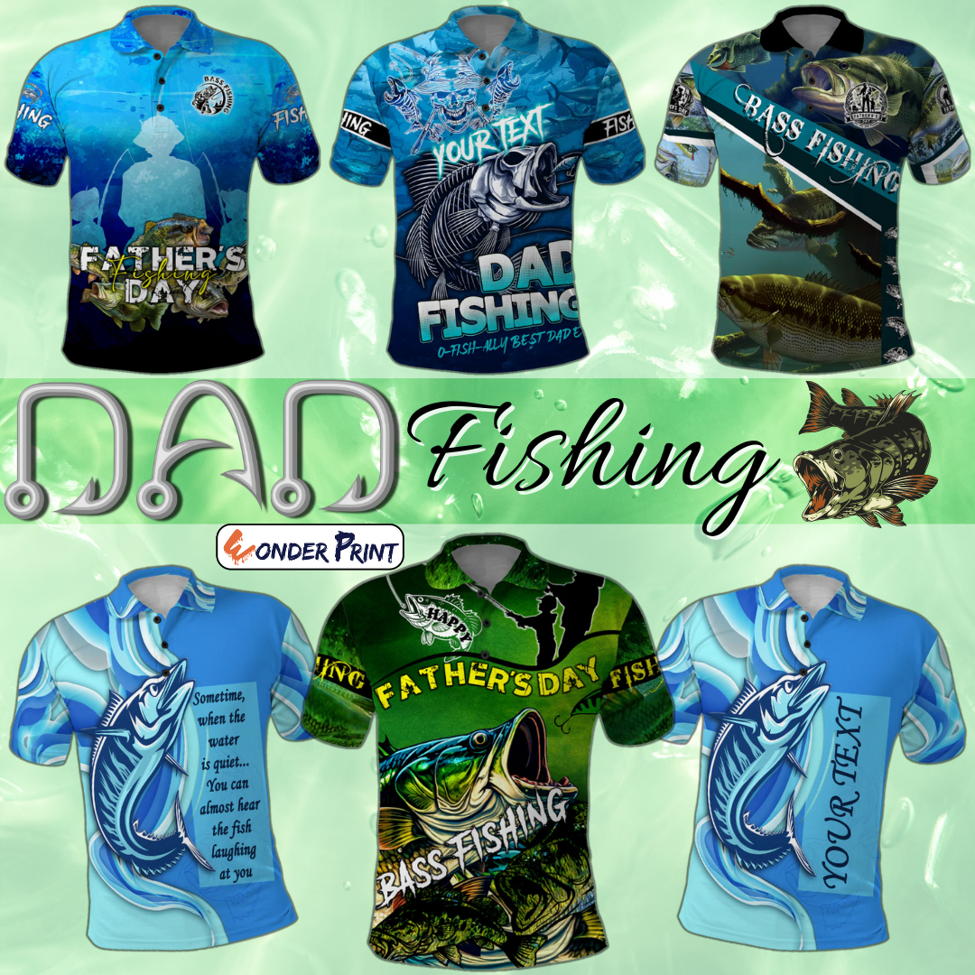 Father Day Fishing Polo