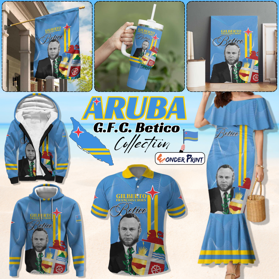 Feliz Dia di Betico Aruba Flag Style