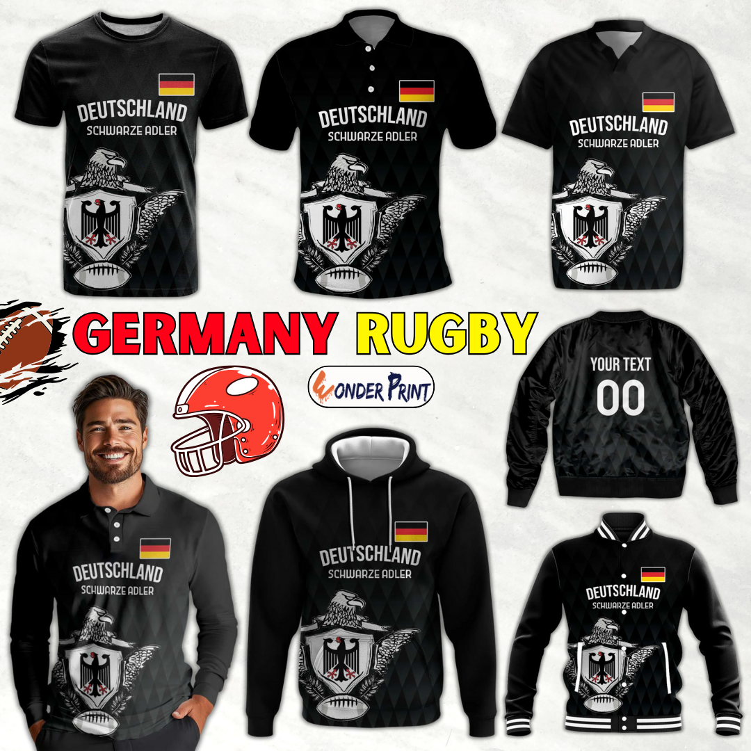 Germany Rugby Black Eagles Special Style