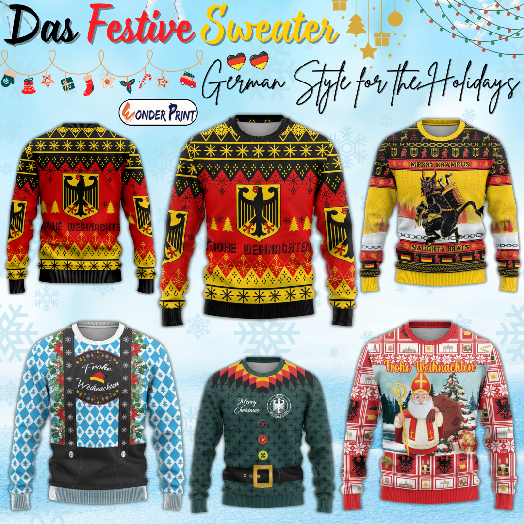 Germany Ugly Christmas Sweater