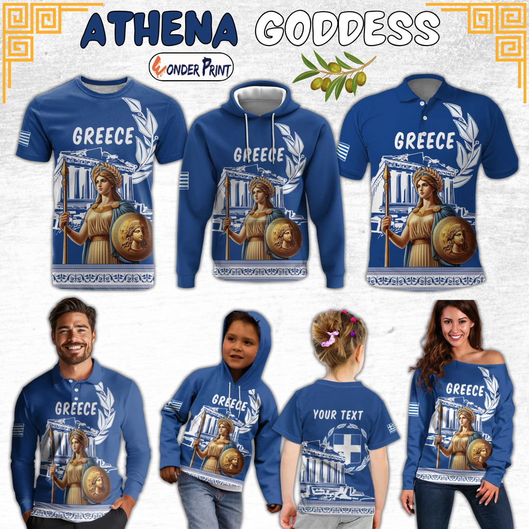Greece Athena Goddess Parthenon Greek Key Patterns