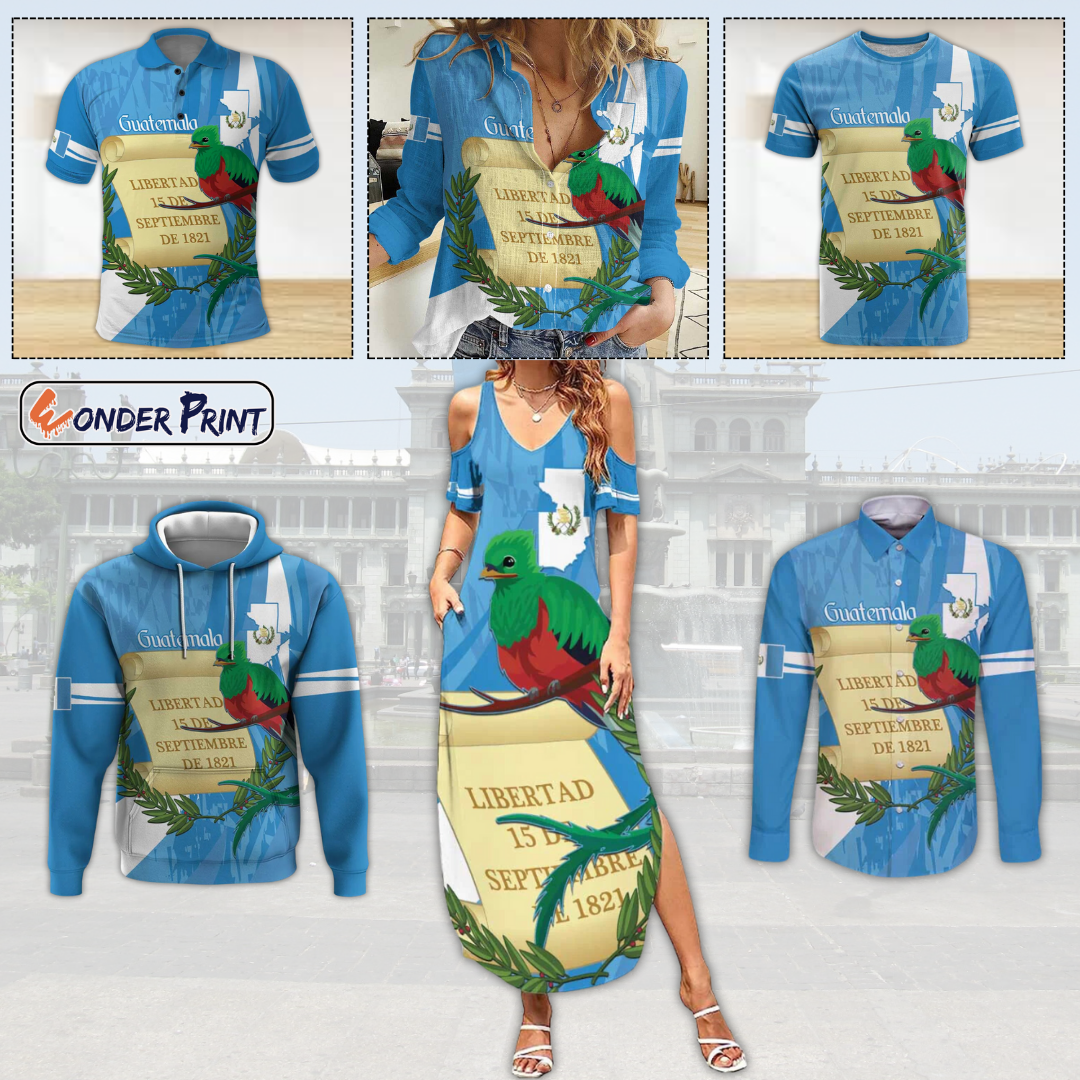 Guatemala Independence Day Grunge Style