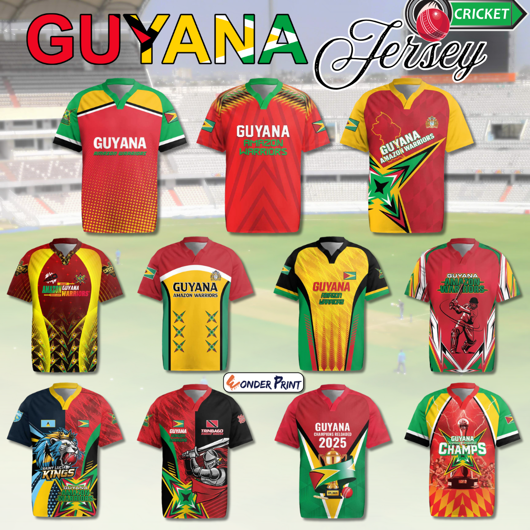 Guyana Cricket Jersey Collection