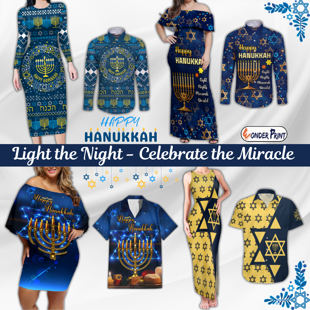 Hanukkah Couples Dress and Shirt