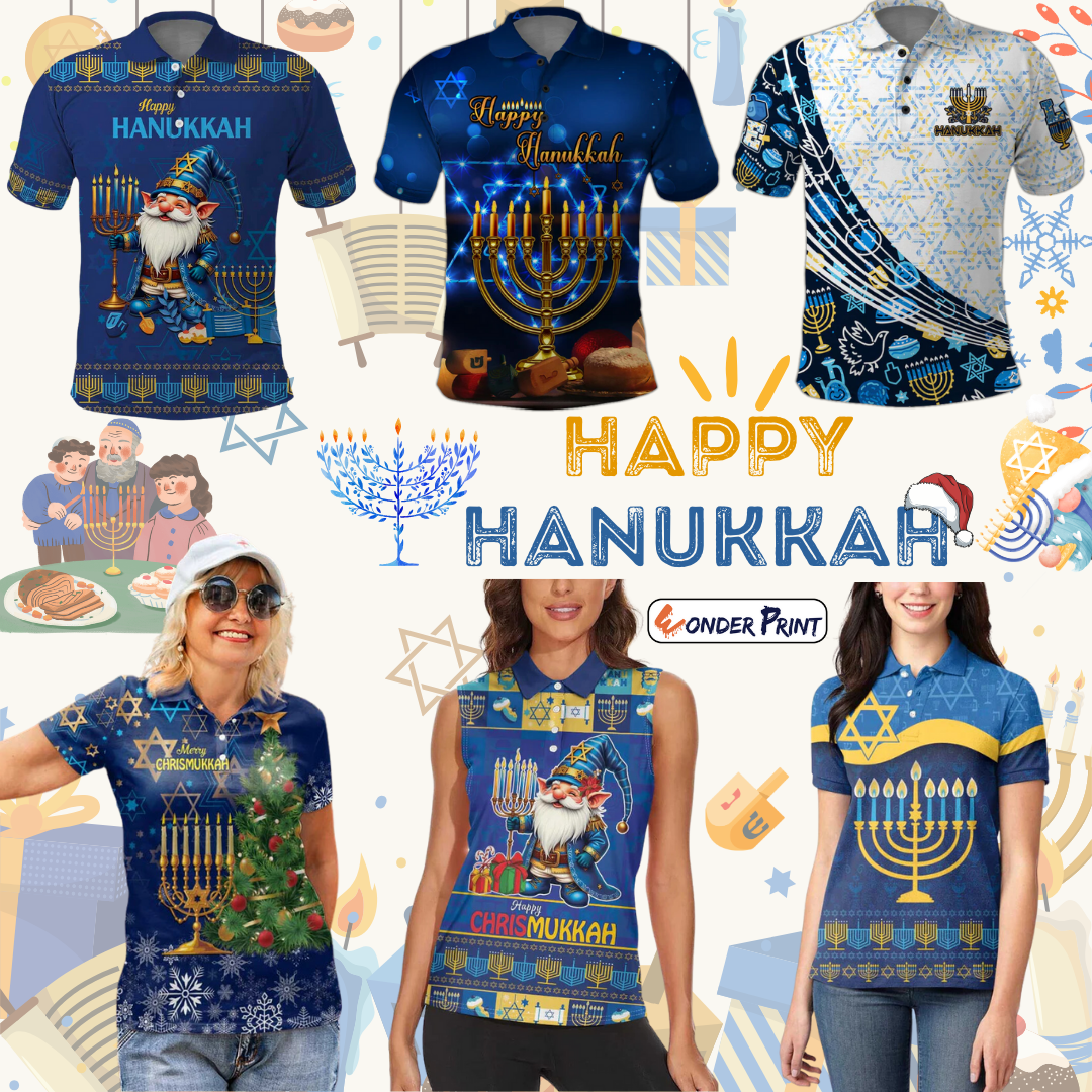 Hanukkah Polo Shirt