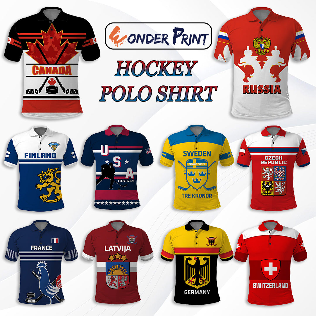 Hockey Sport Polo Shirt