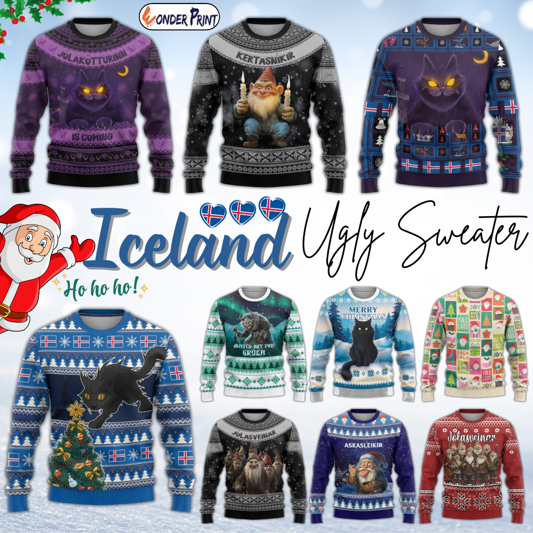 Iceland Christmas Sweater Collection