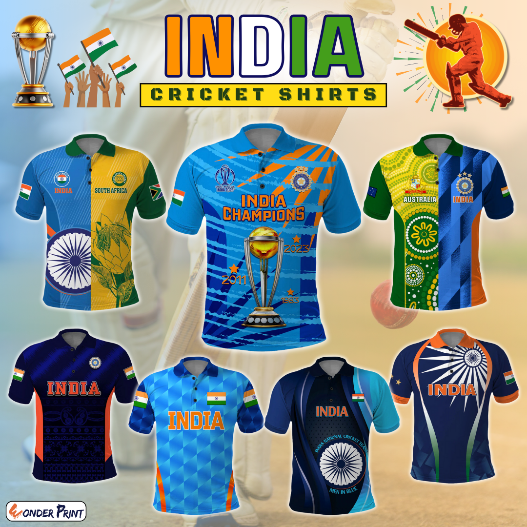 India Cricket Polo Shirts 2024