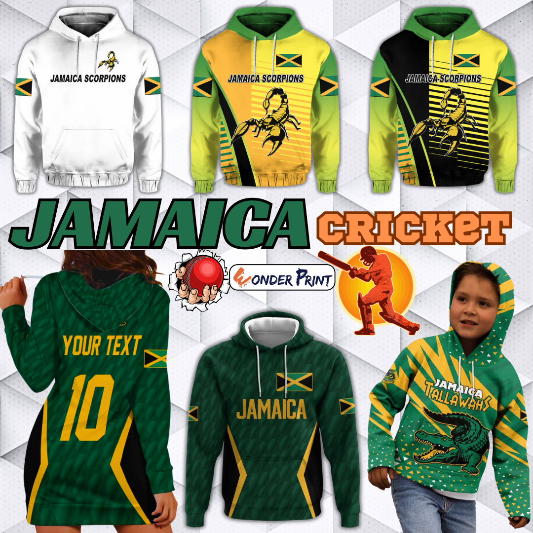 Jamaica Cricket Hoodie