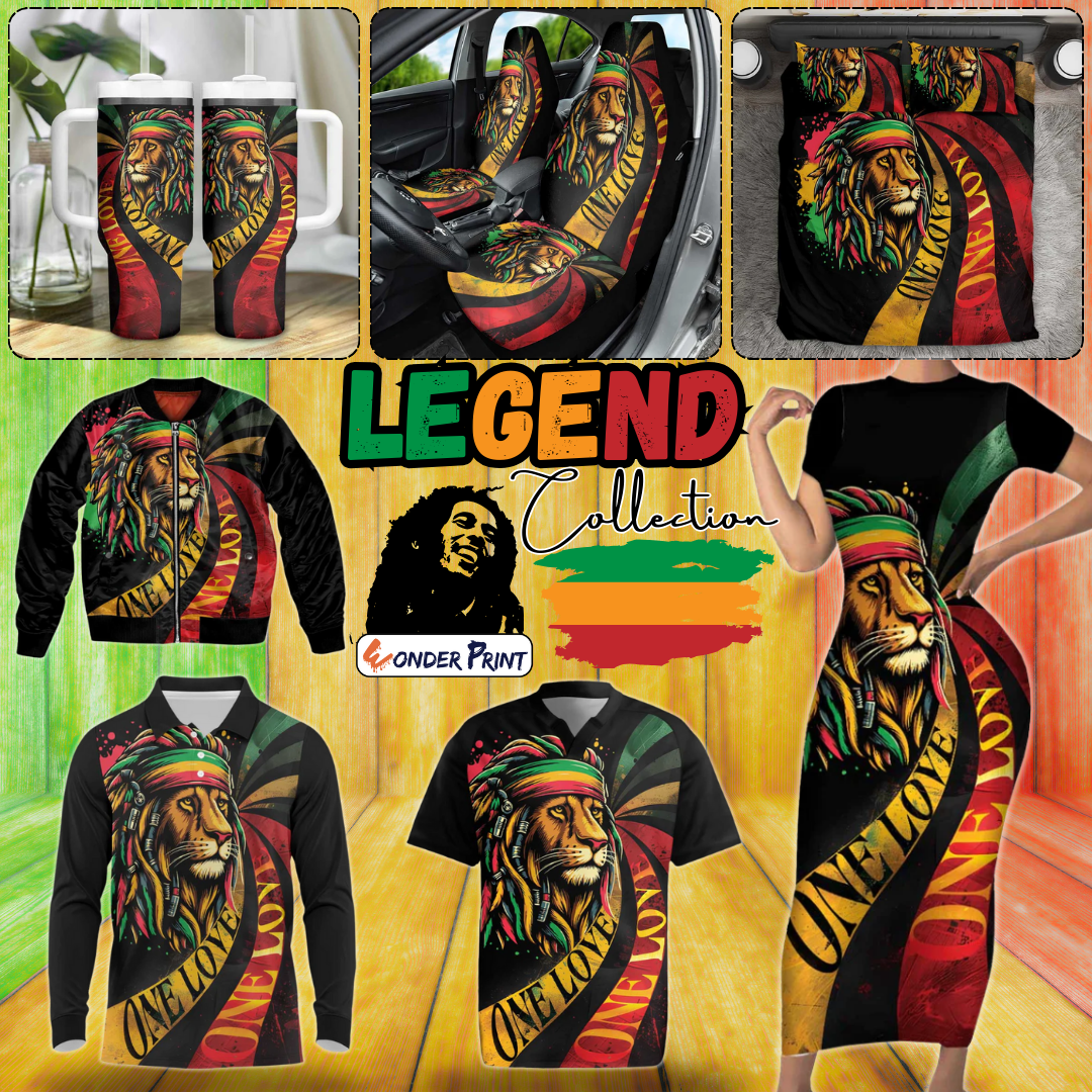 Jamaica Rastafarian Lion One Love