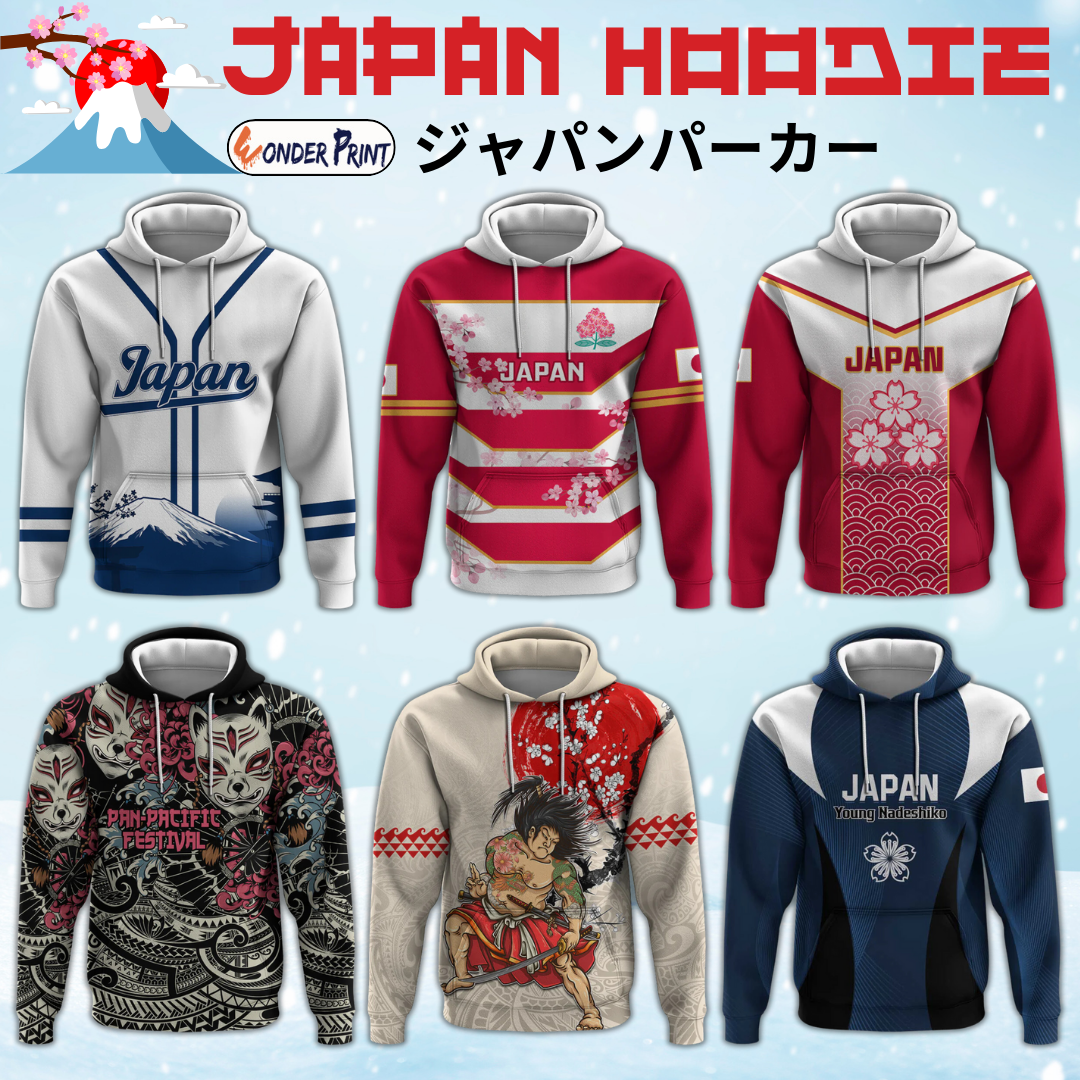 Japan Hoodie Collection 2024