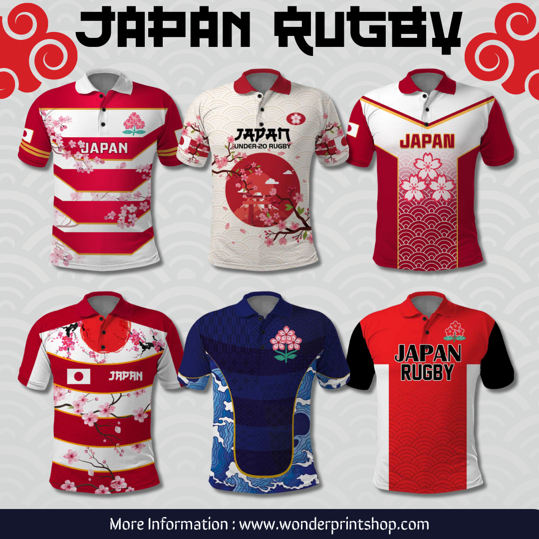 Japan Rugby Polo Shirt