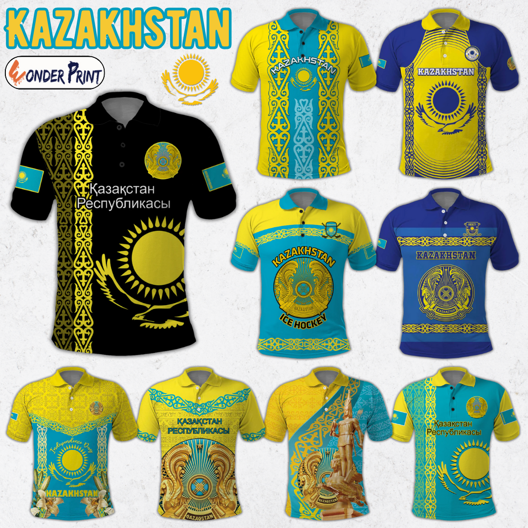 Kazakhstan Polo Shirt