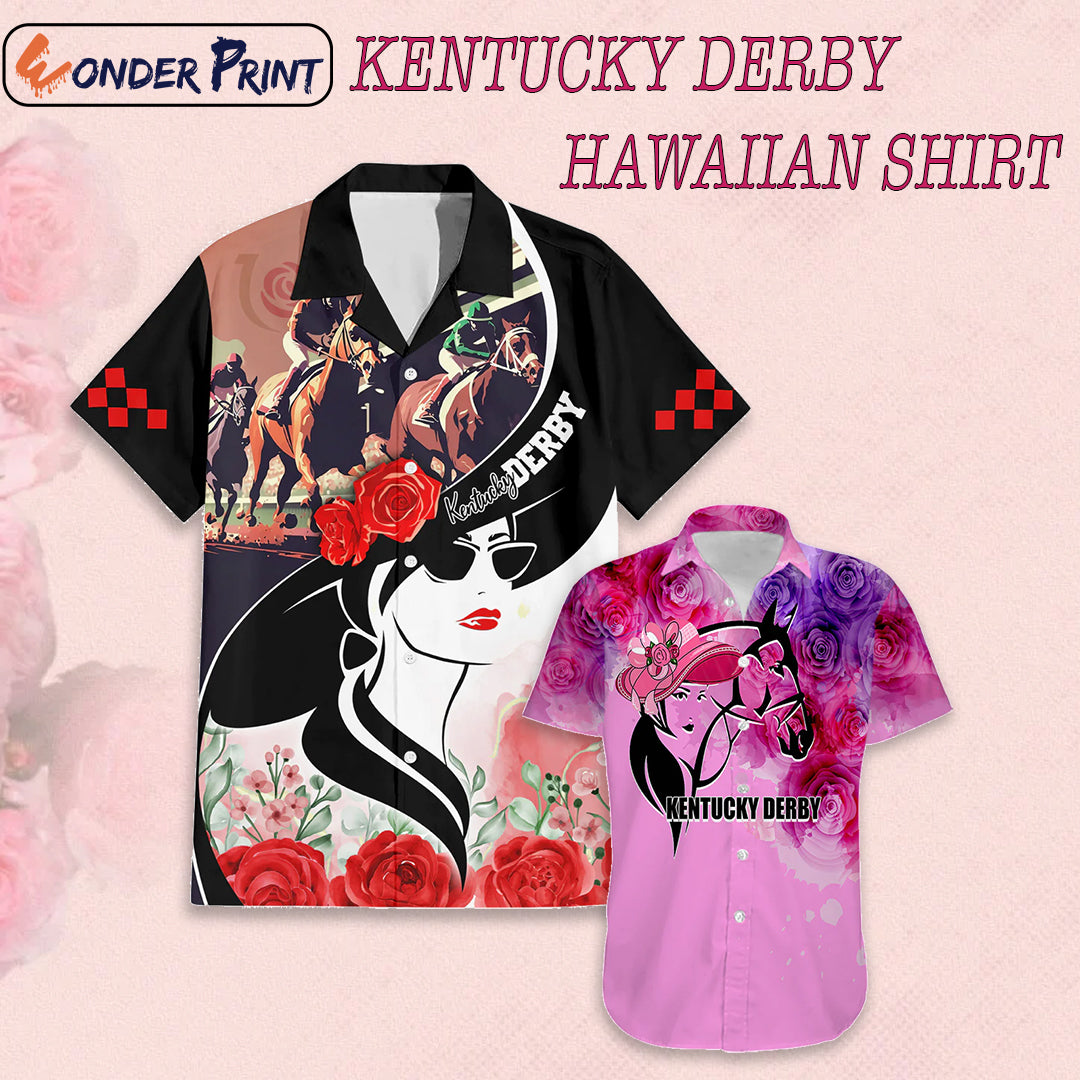 Kentucky Horse Racing Hawaiian Shirt