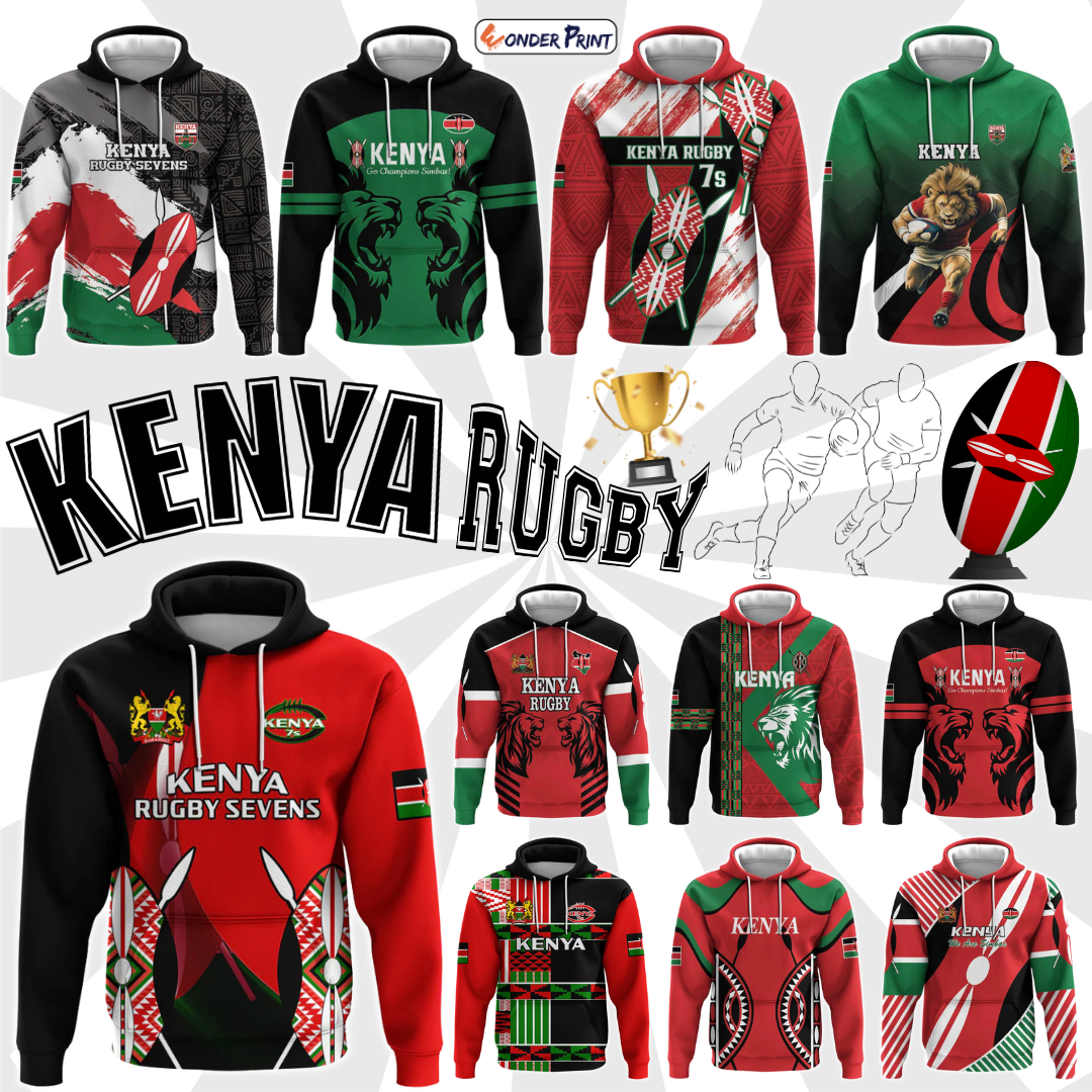 Kenya Rugby Hoodies
