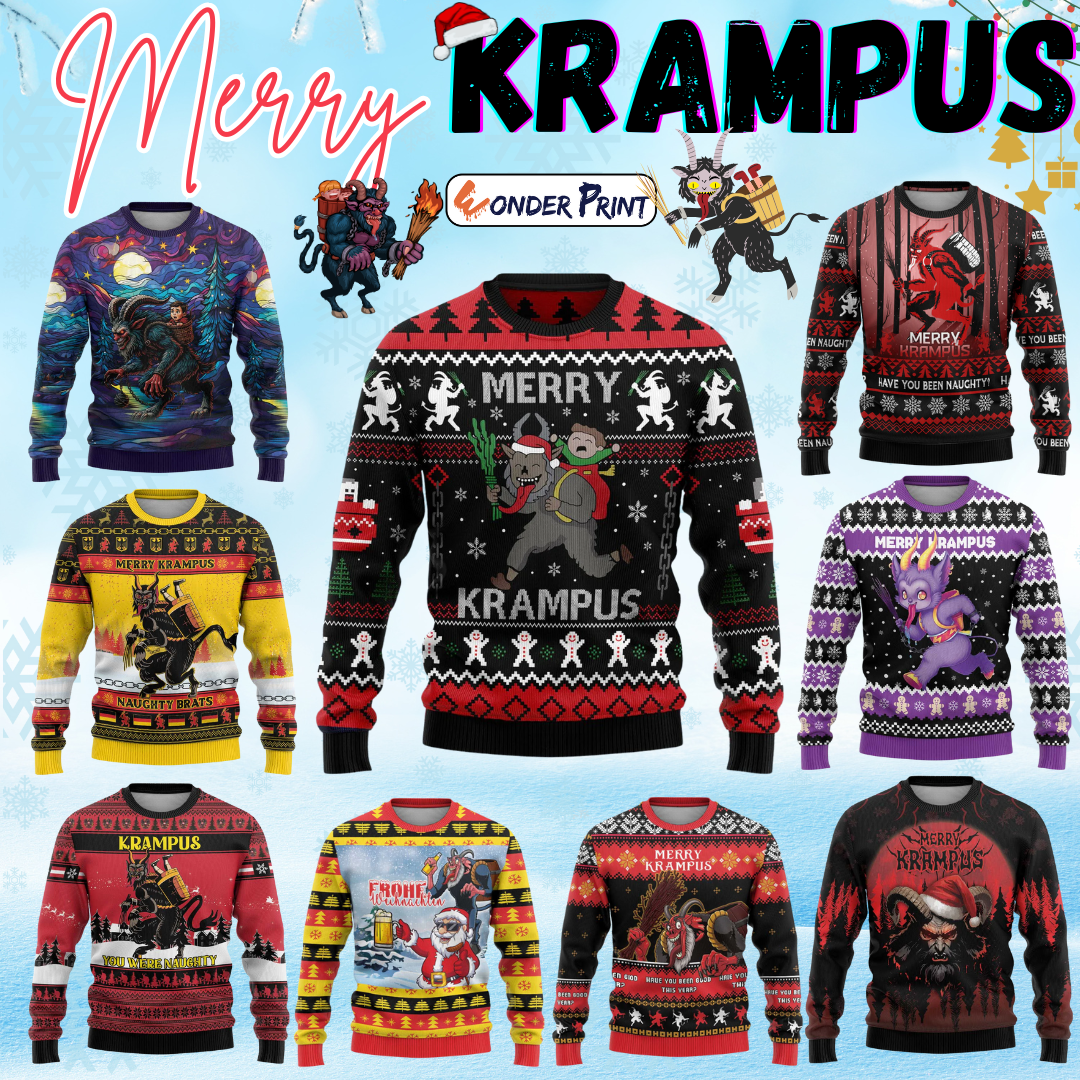 Krampus Ugly Christmas Sweater