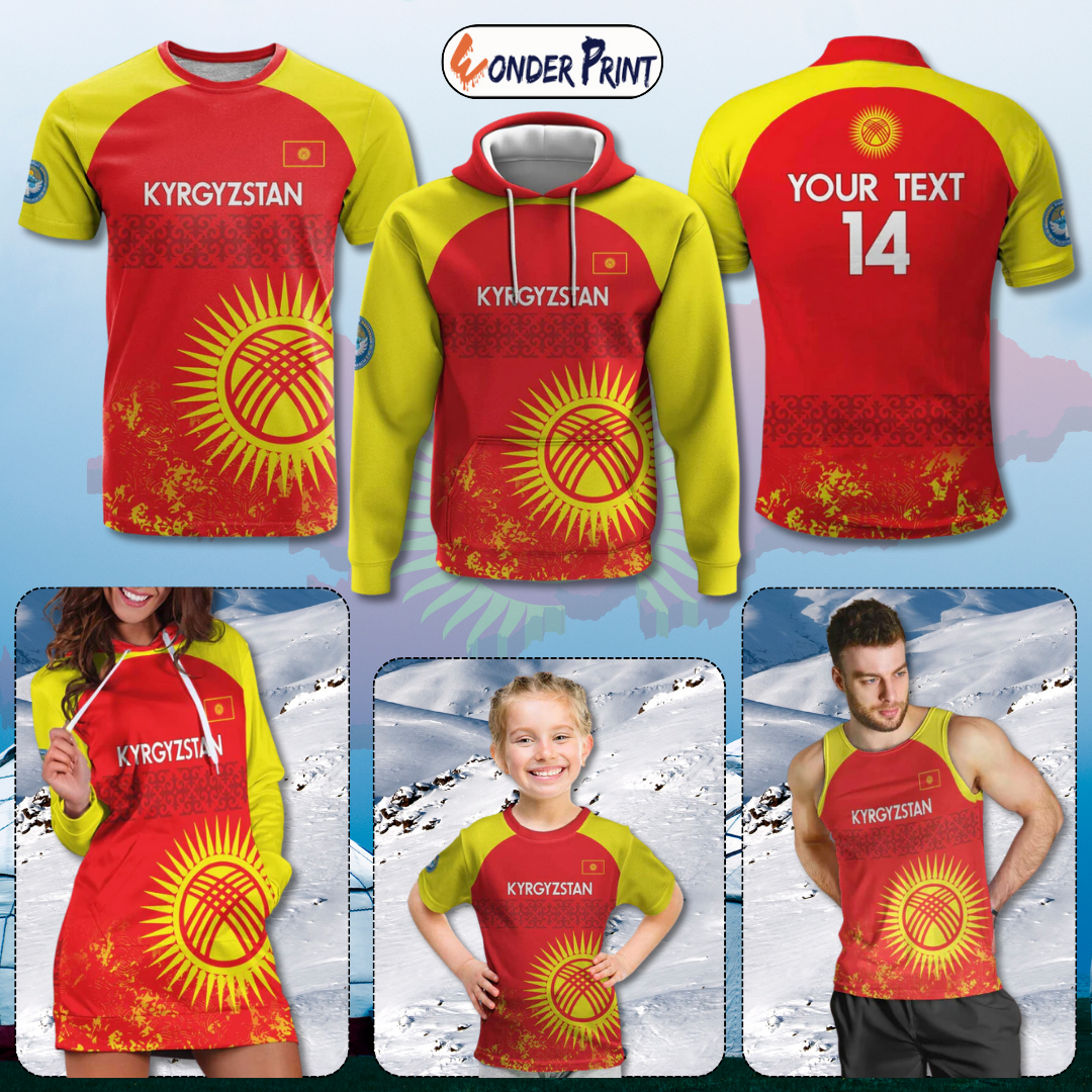 Kyrgyzstan Football Go White Falcons Sporty Style