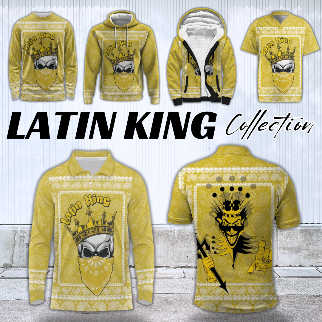 Latin King Paisley Pattern Yellow