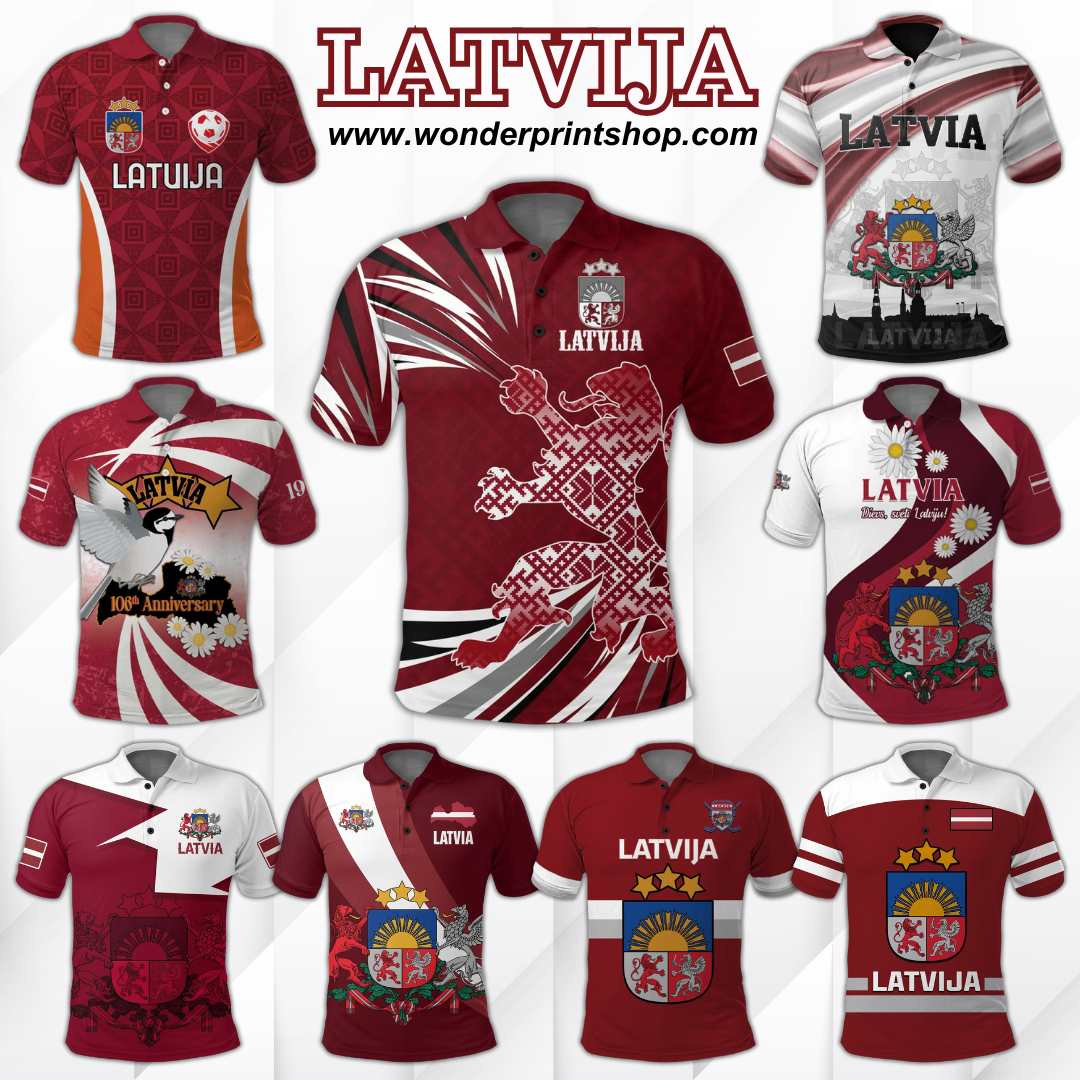 Latvia Polo Shirt
