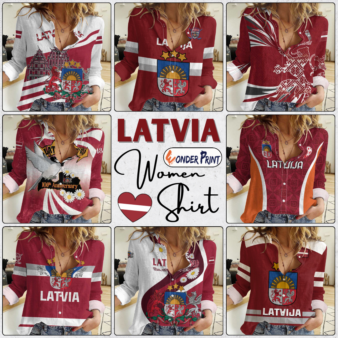 Latvia Women Shirt