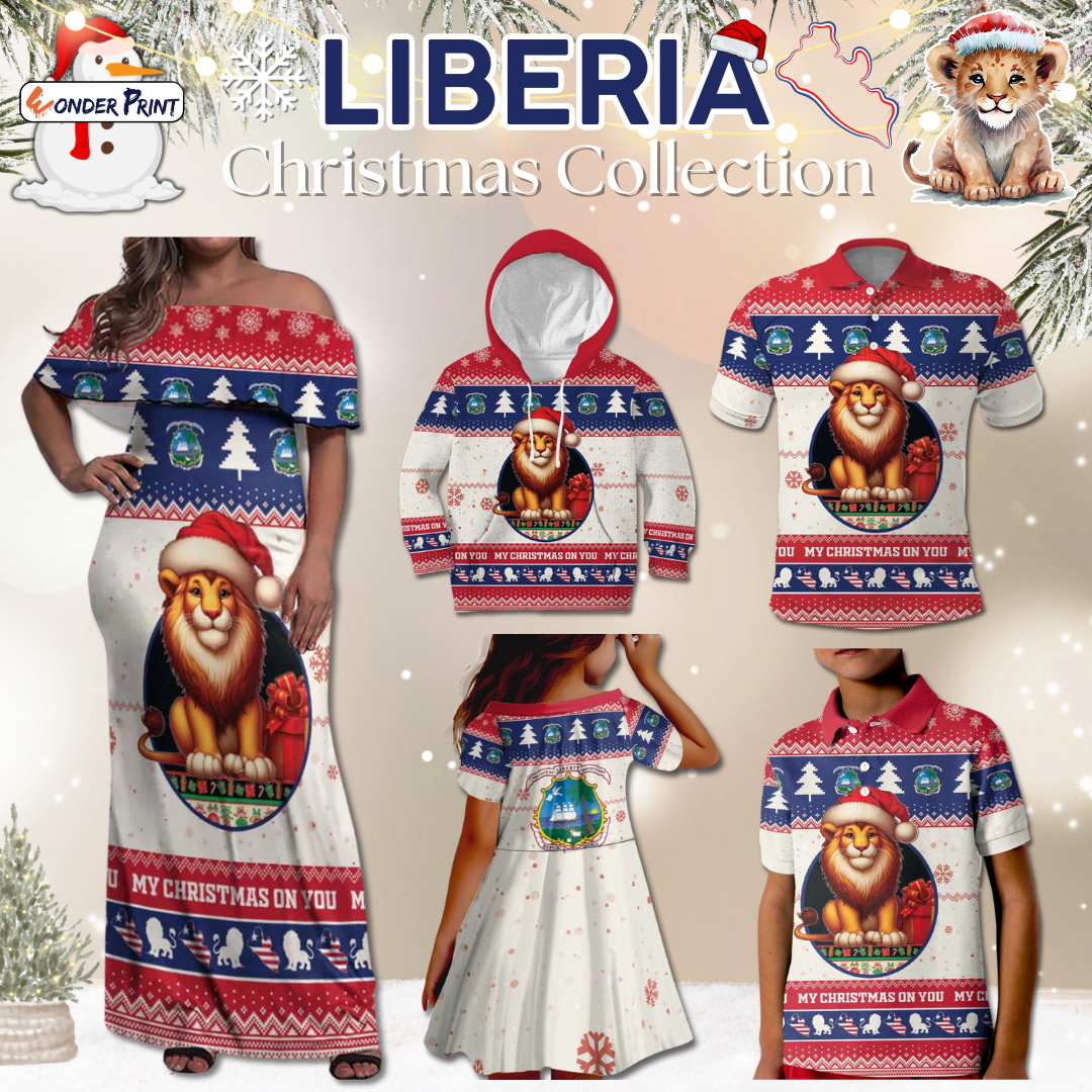 Liberia Christmas and Lion Santa
