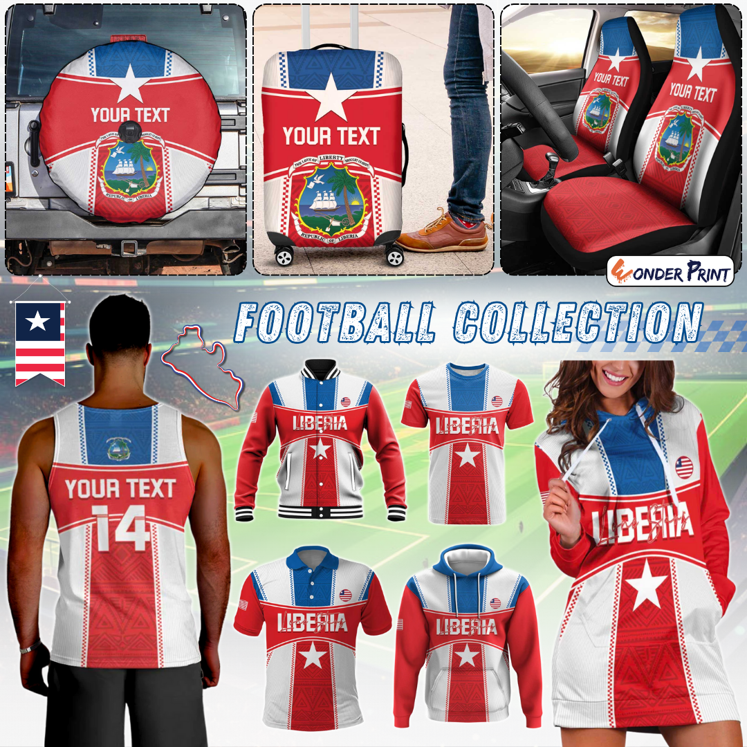 Liberia Football Go Lone Stars Sporty Style