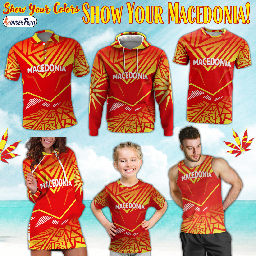 Forever Macedonia Macedonian Flag 1992