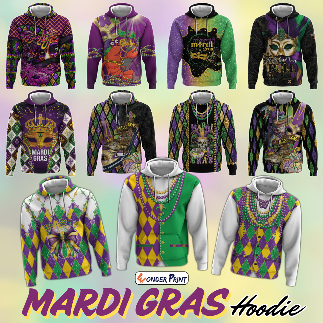 Mardi Gras Hoodie