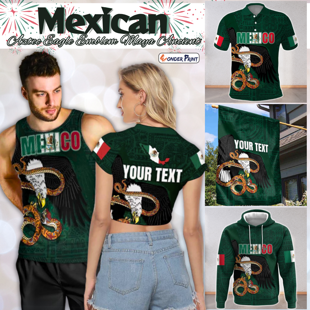 Mexican Culture Aztec Spirit Eagle Emblem Maya Ancient