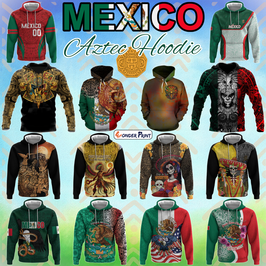 Mexico Aztec Hoodie
