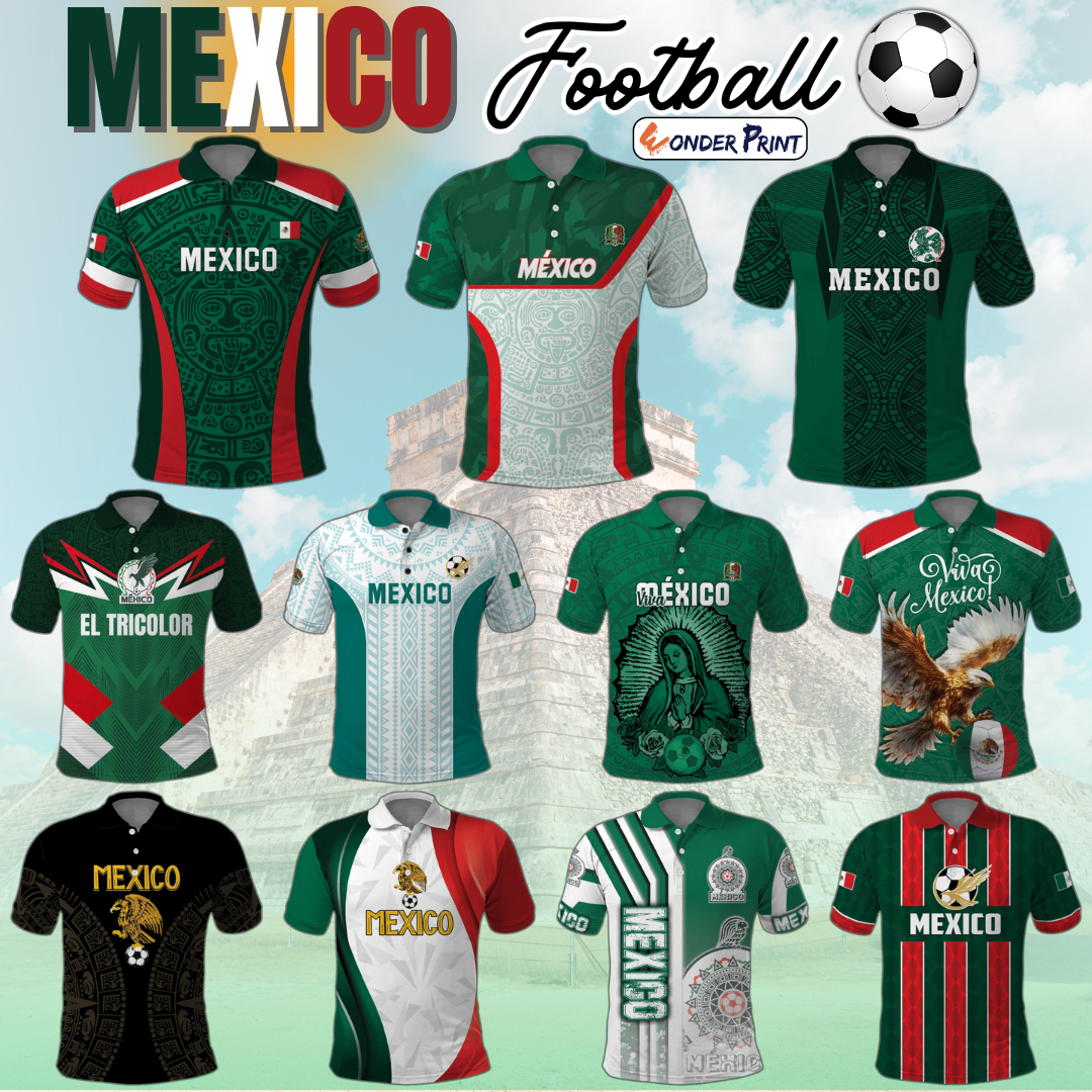 Mexico Football Polo Shirt