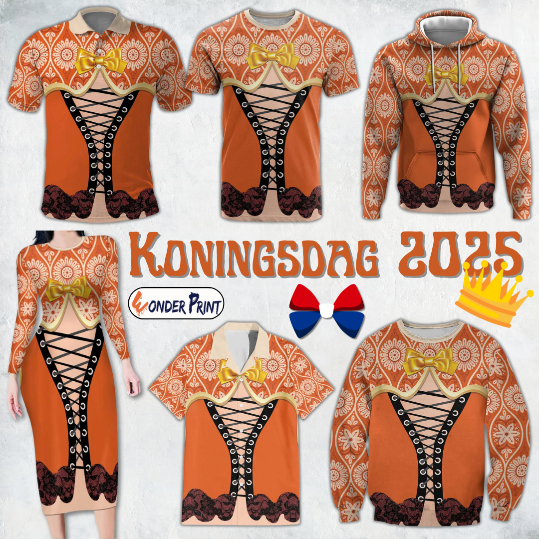 Netherlands Koningsdag 2025 King's Day Dutch Costume Spirit