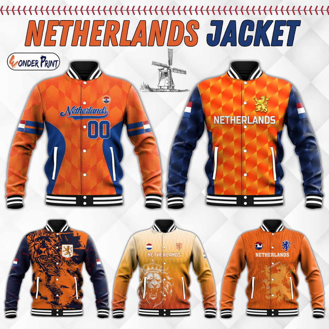 Netherlands Baseball Jacket