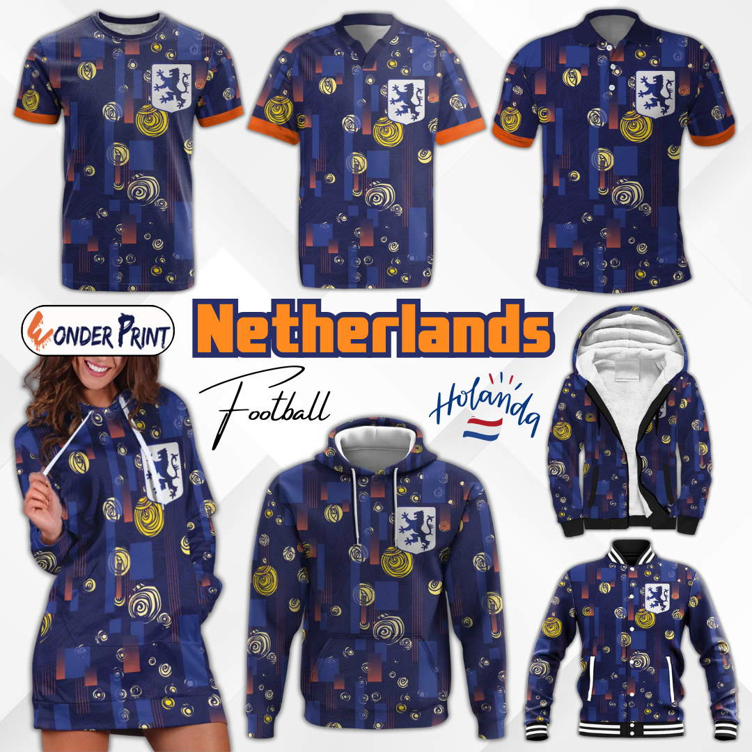 Netherlands Football Starry Night Style