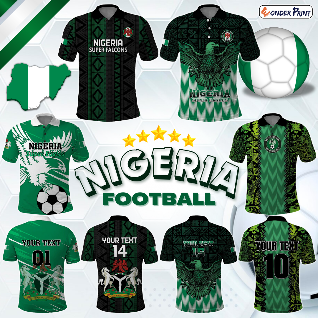 Nigeria Football Polo Shirt