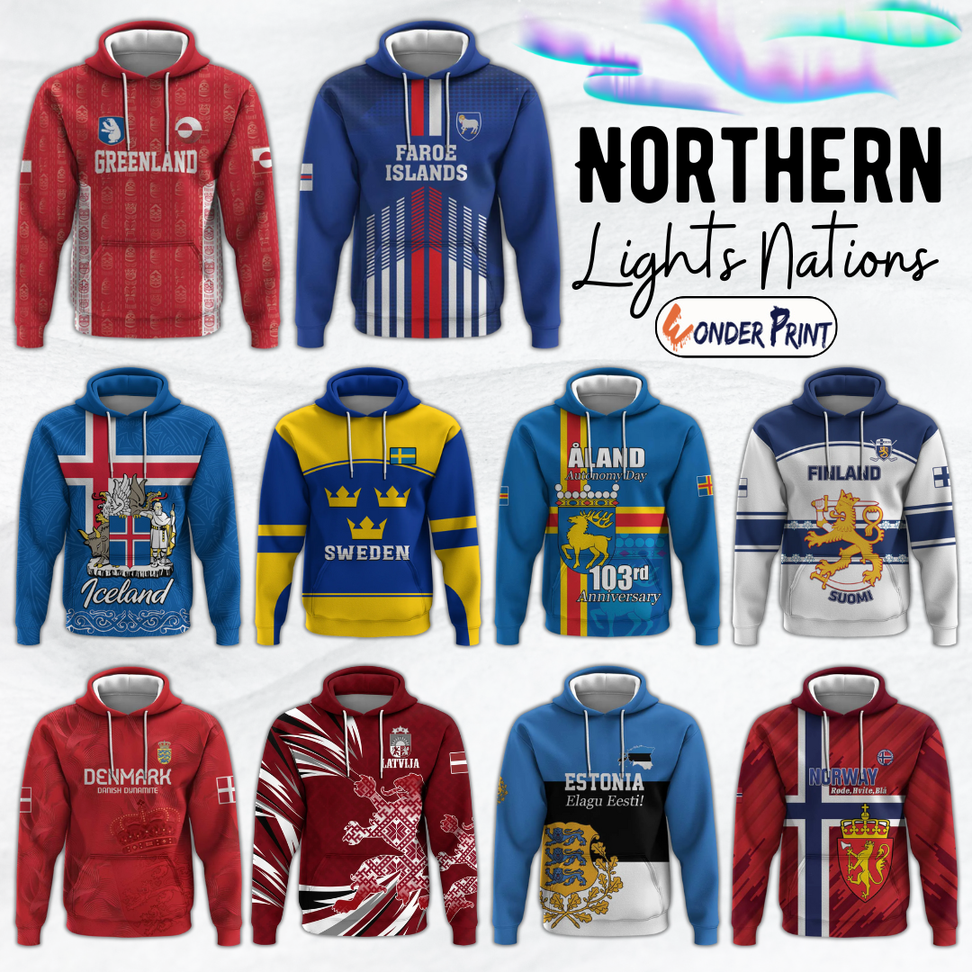 Northern Lights Nations Hoodie