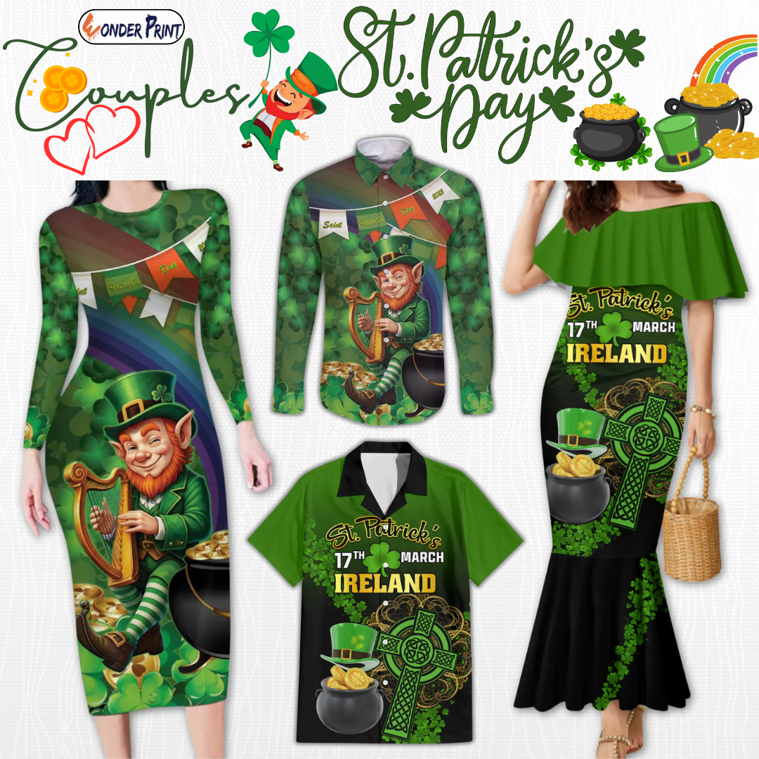 St Patrick Day Couples Clothing
