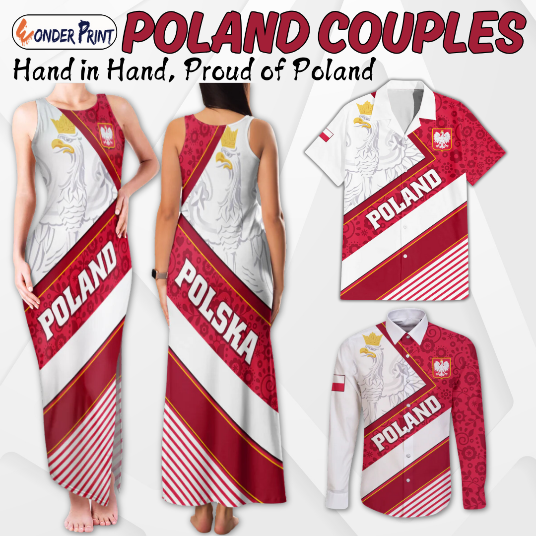 Poland Couples Dress and Shirt