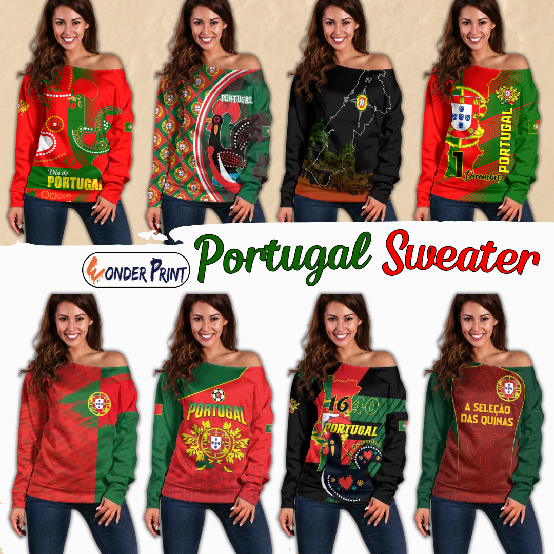 Portugal Off Shoulder Sweater