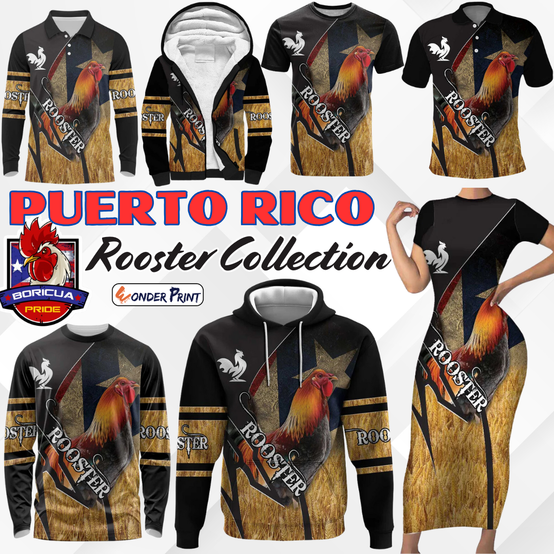 Puerto Rico Rooster Gallo Boricua