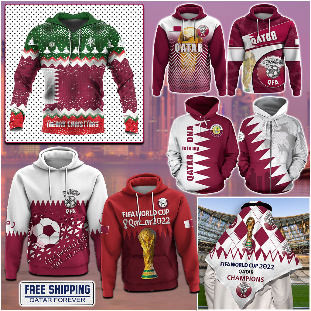 Qatar Hoodie Happy Day