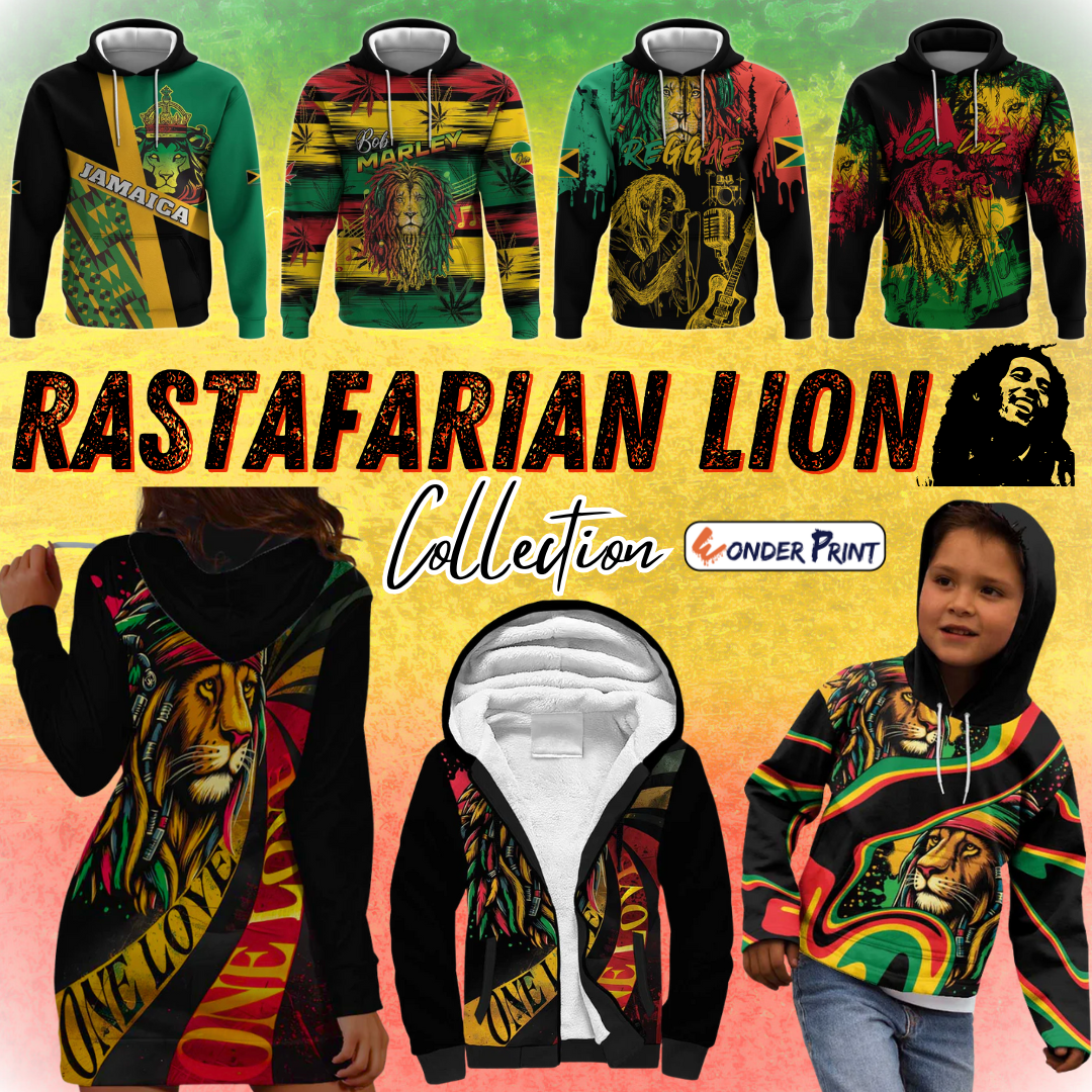 Rastafarian Lion Hoodie